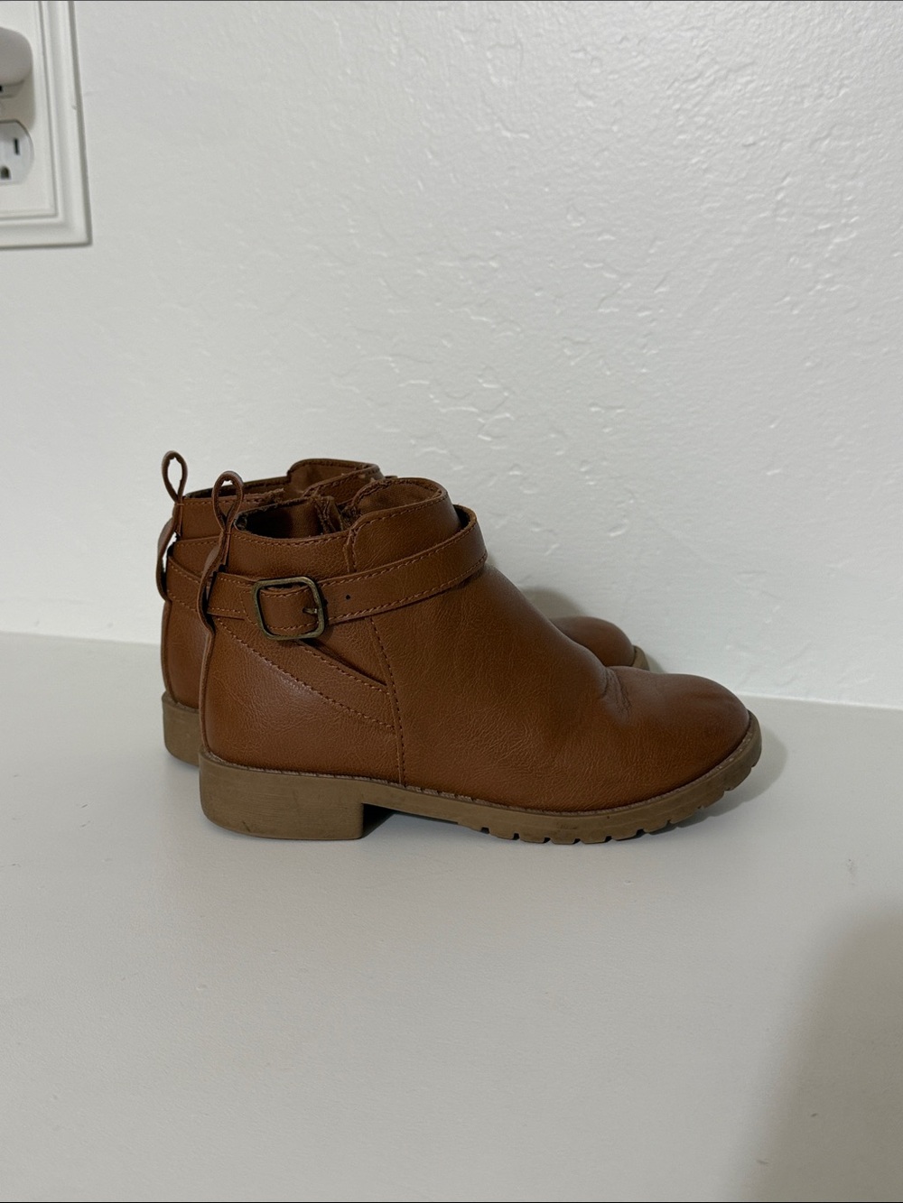Girls Brown Ankle Boots